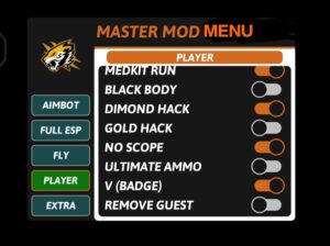 The Master Mod Menu Free Fire APK is a modified version of the original Free Fire app.