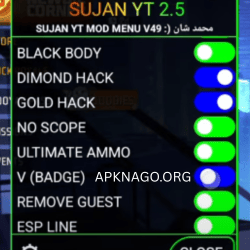 Sujan YT Mod Menu APK Free Download for Free Fire